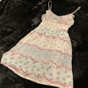 Flowy Rose & Leopard Sundress